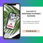 Pacchetto assistenza Pinterest Business